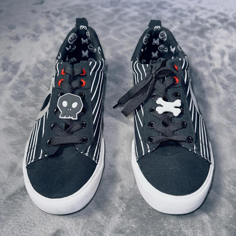 Nightmare Before Christmas Low Top Jack Skellington Sneakers Men's Size 9.5